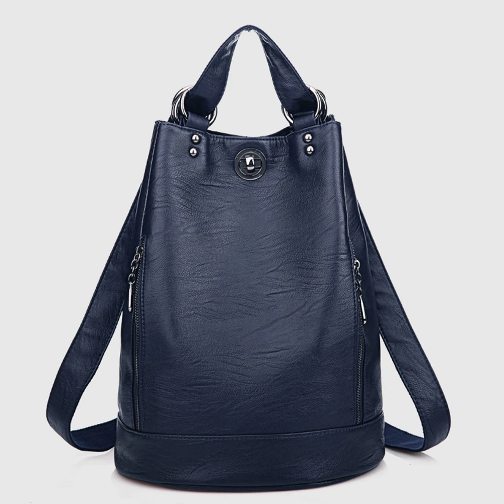 Модный женский рюкзак из искусственной кожи, Большой Вместительный рюкзак для путешествий, сумка через плечо