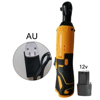 

280rpm 1/4 Electric Cordless Right Ratchet Angle Wrench Power Workshop Tool