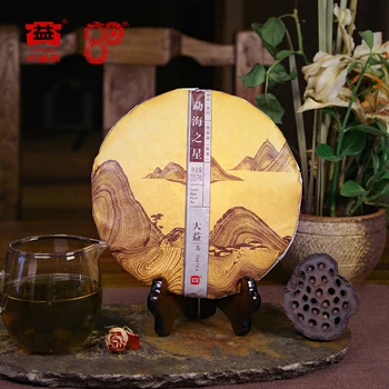 

TAETEA Menghai Star * 2014 Year Yunnan Menghai Dayi Ripe Pu-erh Tea 357g Shu Cake 1401 Batch