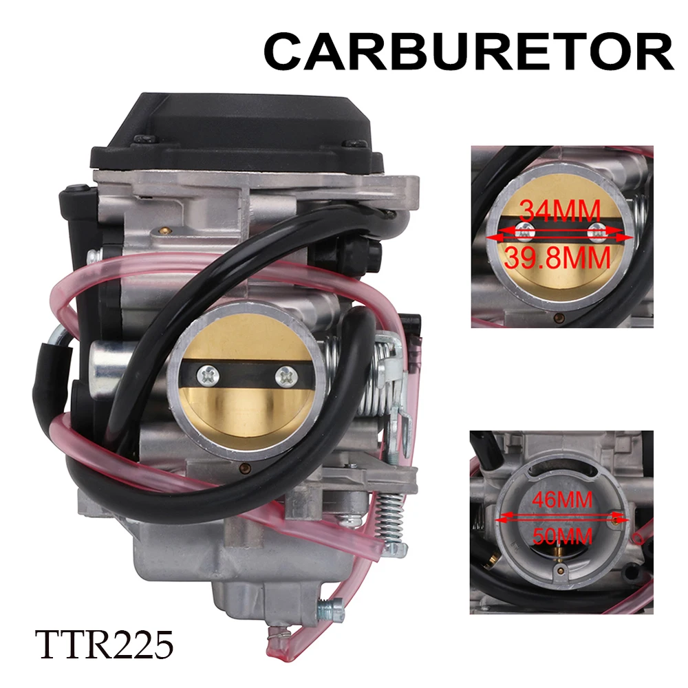 Мотоцикл 34 мм Карбюратор Carb Carburador топливный источник для Yamaha TTR225 TTR-225 скутер гоночный мотоцикл часть