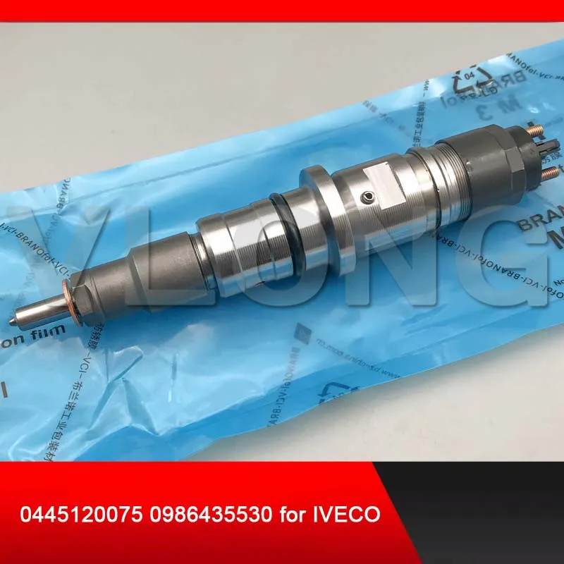 Дизель common rail топливный инжектор 0445120075 0 445 120 075 0986435530 для IVECO