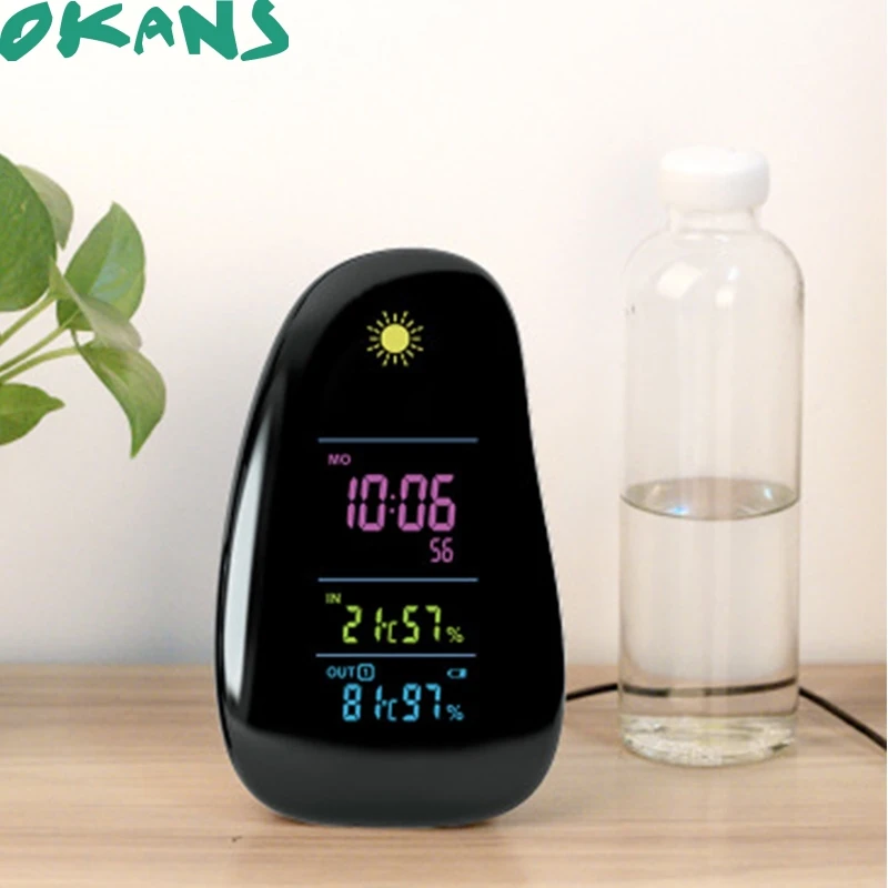 

YGH-392 Weather Report Portable Humidity Temperature Thermometer Meter LED Display Wireless Weather Alarm Analyzer