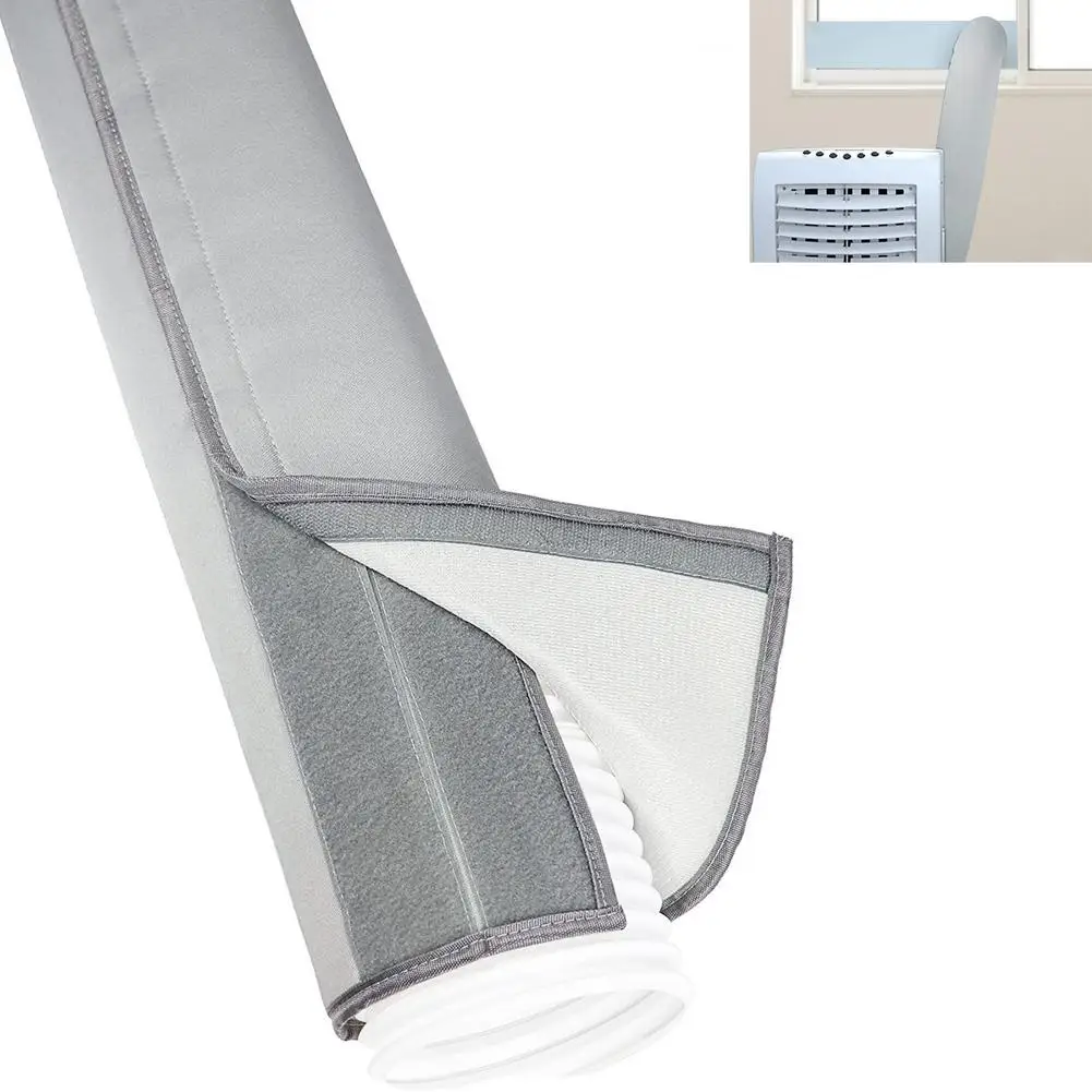 59X21 In Portable Air Conditioner Hose Cover Insulated Ac Sleeve Air-conditioning Exhaust Insulation Protection | Дом и сад