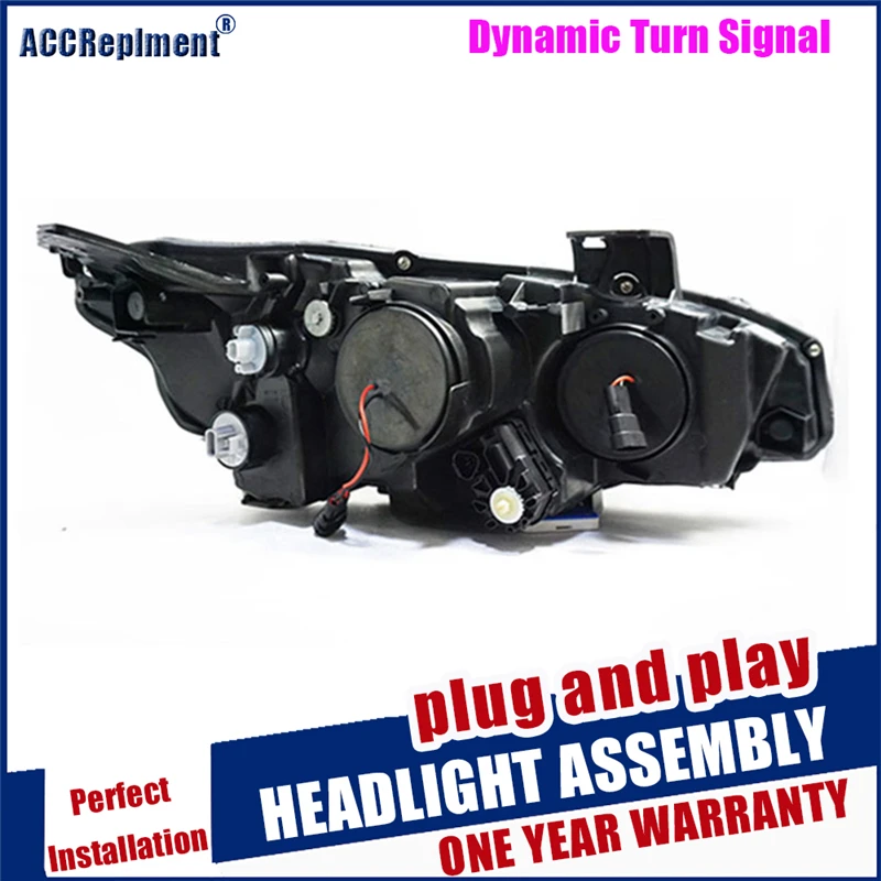 2016-2019 Dynamic Turn Signal LED HEADLAMP Car Styling For Civic Headlights LED drl Lens Double Beam HID KIT Xenon led drl