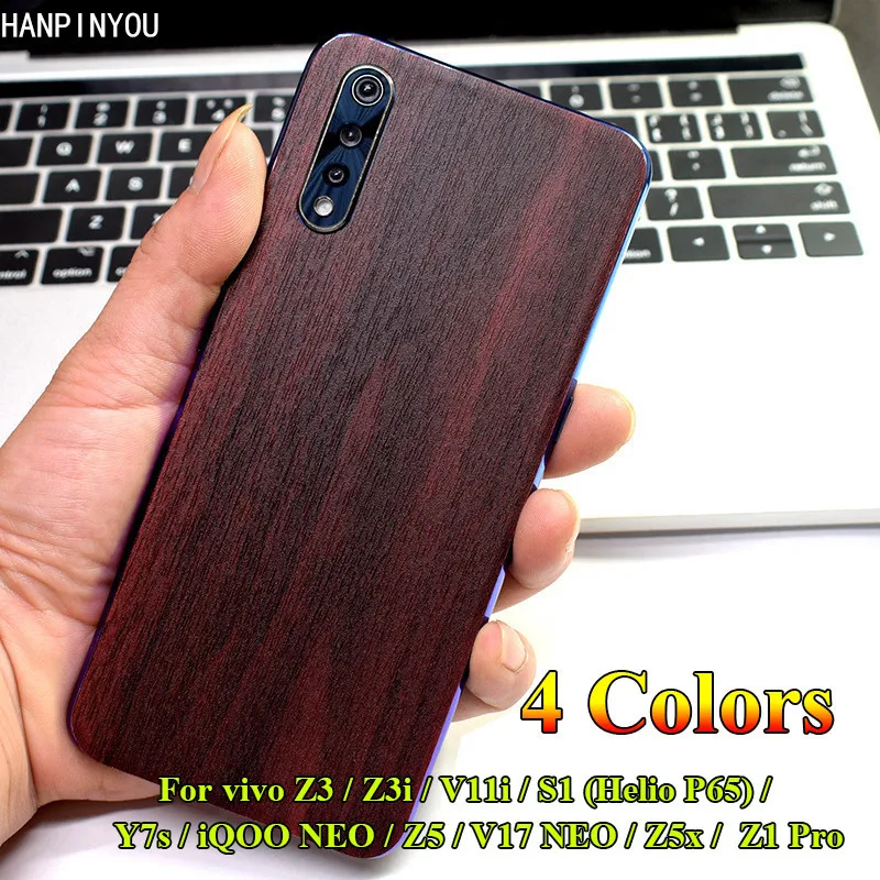 ДЛЯ vivo Y7s/iQOO NEO/Z5 Новая модная задняя крышка 3D Имитация древесины защита кожи