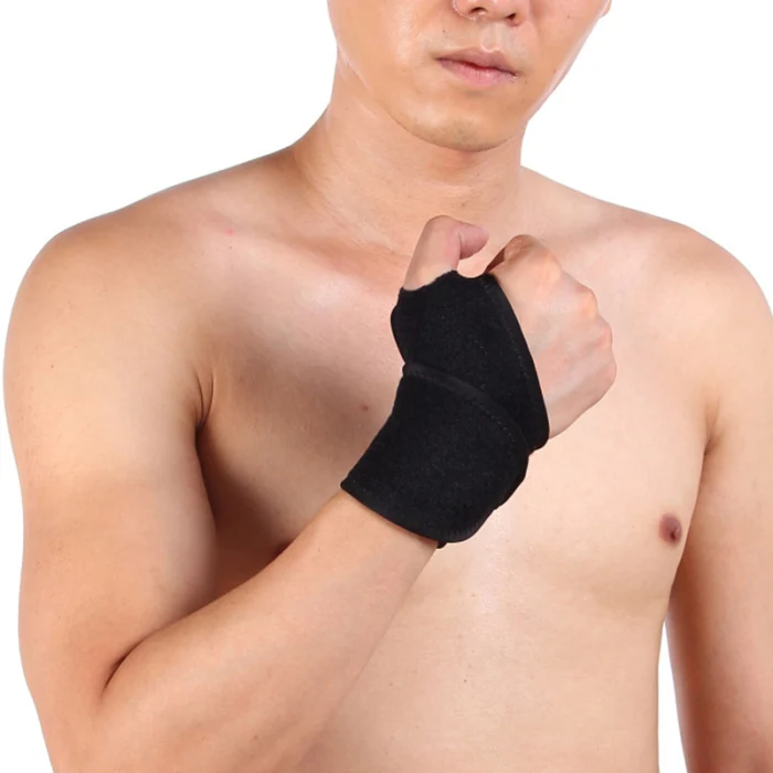 Топ Роскошный 2 шт спортивный плетеный браслет дышащий Регулируемый Sprain Защитное снаряжение для фитнеса EK-New
