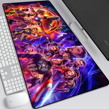 

Avengers Game Marvel Hero Large Pad Mouse Mat Anime Print Computer Gamer Locking Edge Mousepad Keyboard Mice 30x80cm
