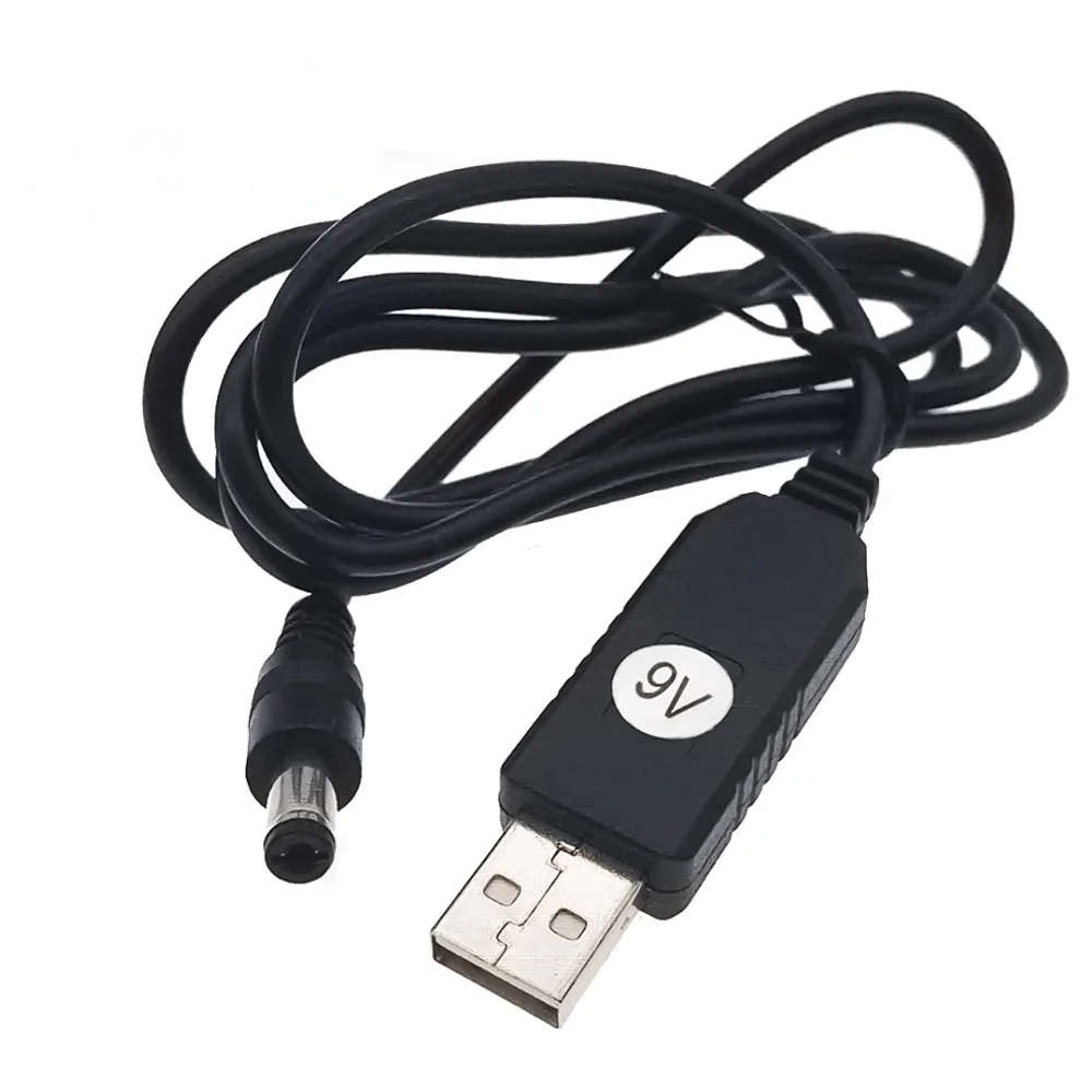 5 В 9 постоянного тока Повышающий Модуль USB конвертер адаптер кабель 2 1x5 мм разъем|