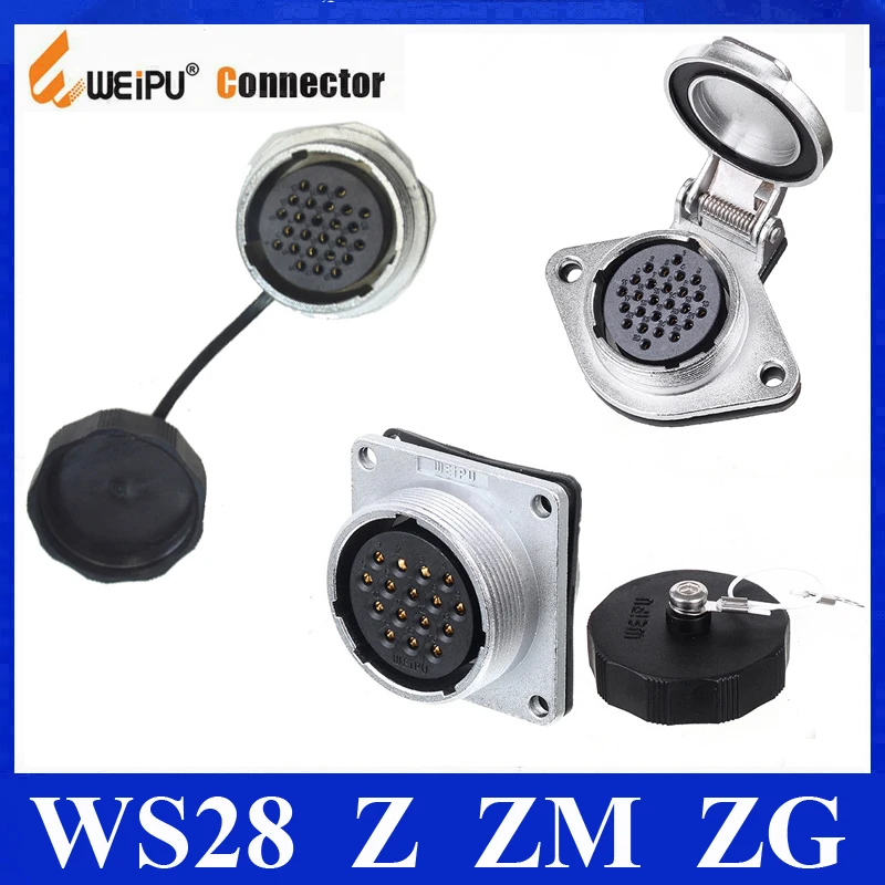 Оригинальные WEIPU коннектор WS28 Z ZM ZG 2 3 4 7 8 9 10 12 16 17 20 24 26-контактный женский
