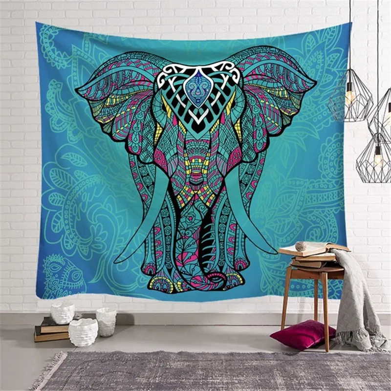 Indian-Elephant-Print-Wall-Hanging-Carpet-Throw-Yoga-Mat-for-Home-Bedroom-Decor-Mandala-Polyester-150.jpg_640x640 (1)