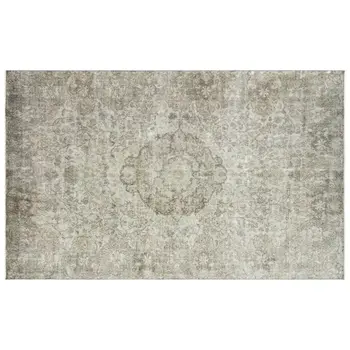 

Handmade Gray Vintage Overdyed Turkish Area Rug 210x323 Cm-6'11''X10'7''