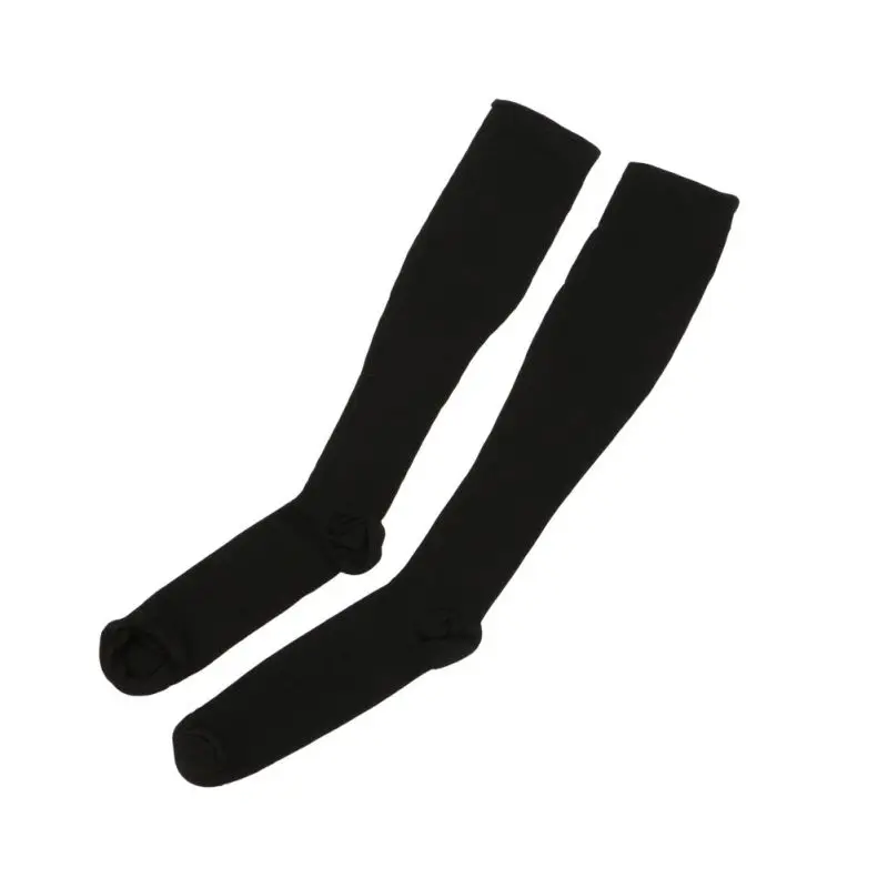 Унисекс, 3 пары, длинные гольфы, высокие носки, компрессионные, антифрикционные носки, женские тонкие, красивые, корректирующие, сжигающие жир носки, предотвращают