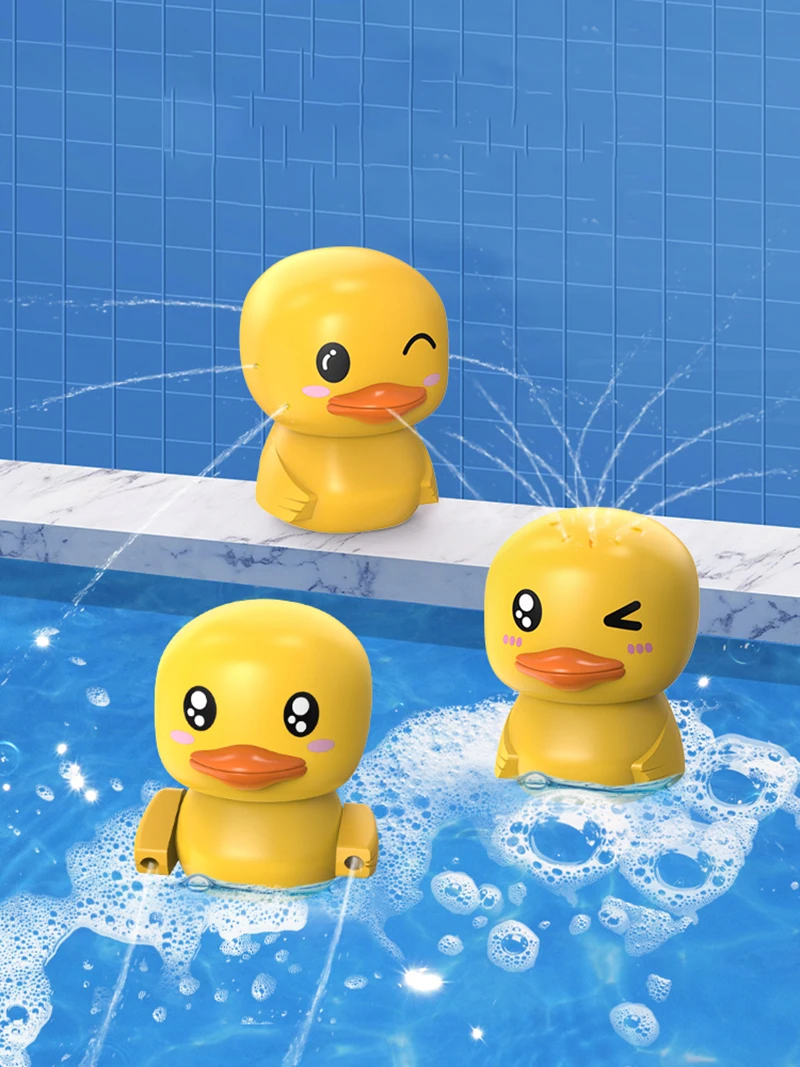 young explorers baby & toddler toys	 Bath Toys Yellow Duck Shower Toys Electric Rotating Water Spray Sprinkler Toys Baby Faucet Bathing Water Spray Shower Head baby toddler toys by age	