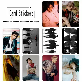 

10pcs/set Kpop SuperM Crystal HD Photocard Taemin Mark Lucas Ten Card Stickers