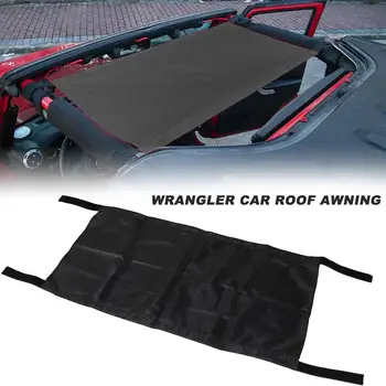 

Car Roof Cover Auto Top Sunshade Roof Skylight Shades Protector Sunshade For Jeep Wrangler 1987-2020 Automobile Protection