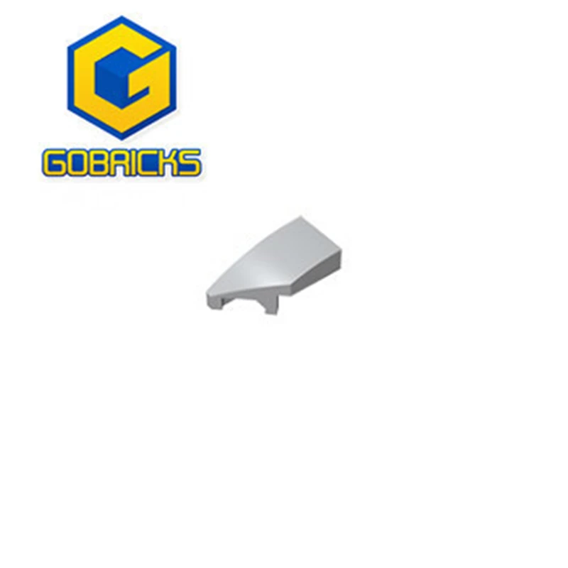 [Gobricks]GDS-1493(29120)Slope Curved 2x1 with Stud Notch Left - 1x2 Wedge Arc Light Panel (left) | Игрушки и хобби