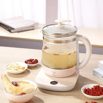 1.5L Health Preserving Pot Multifunction Electric Cooking Tea Kettle Appointment Timing Insulation Porridge With Strainer free shipping new steam make tea glass insulation the boiled tea electric kettle boil black pu erh pot electric kettles good