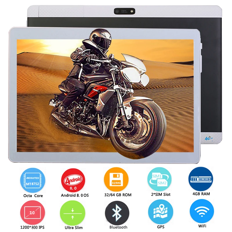 10 дюймов Бесплатная доставка планшетный ПК MT8752 ARM Cortex A7 Восьмиядерный Android 8,0 4 Гб ram 64 Гб rom Dual 3g/4G LTE телефон планшет Wifi gps