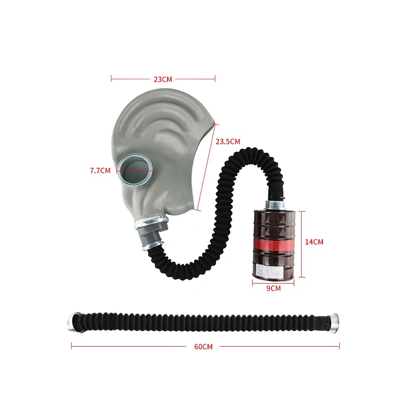 Маска для лица противогаз живопись промышленный химический газ формальдегид паровой фильтр пестицидов Бензобак полностью закрытый респиратор
