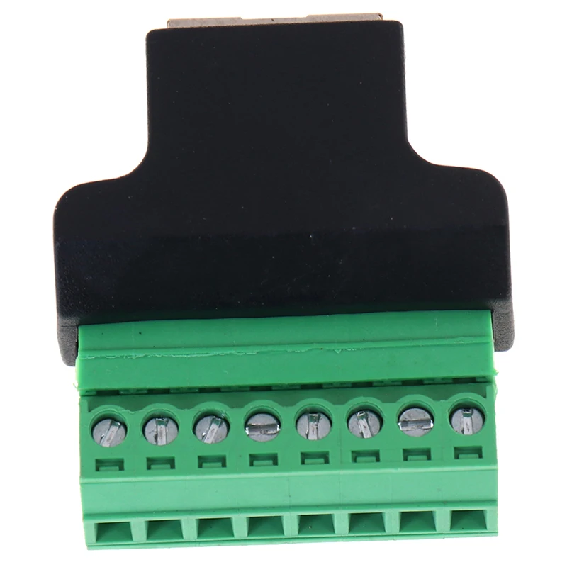 1 шт. Ethernet RJ45 гнездовой к винтовой клемме 8 Pin CCTV цифровой адаптер DVR