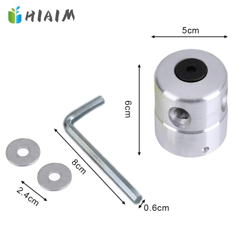Aluminum Grass Trimmer Head Brush Cutter Head Lawn Mower Cutting Line Trimmer Replacement Tool Part