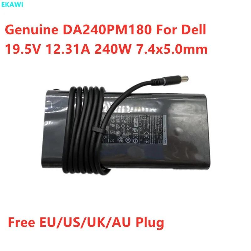 Подлинный DA240PM180 19 5 V 12.31A 240W LA240PM180 12.3A адаптер переменного тока для DELL ALIENWARE M17X R2 M18X