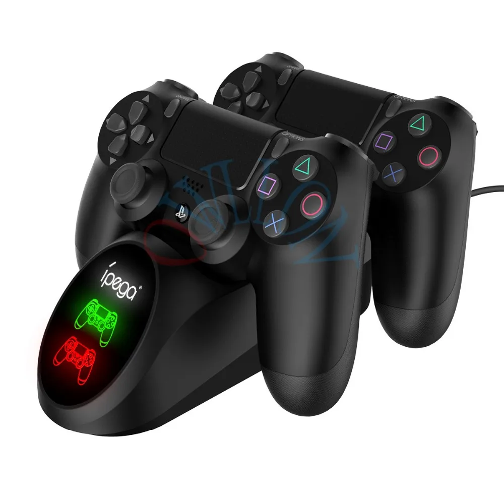 Ipega контроллер PS4 джойстик ручка двойной USB быстрая зарядка док-станция для Playstation 4 PS4 Slim/PS4 Pro