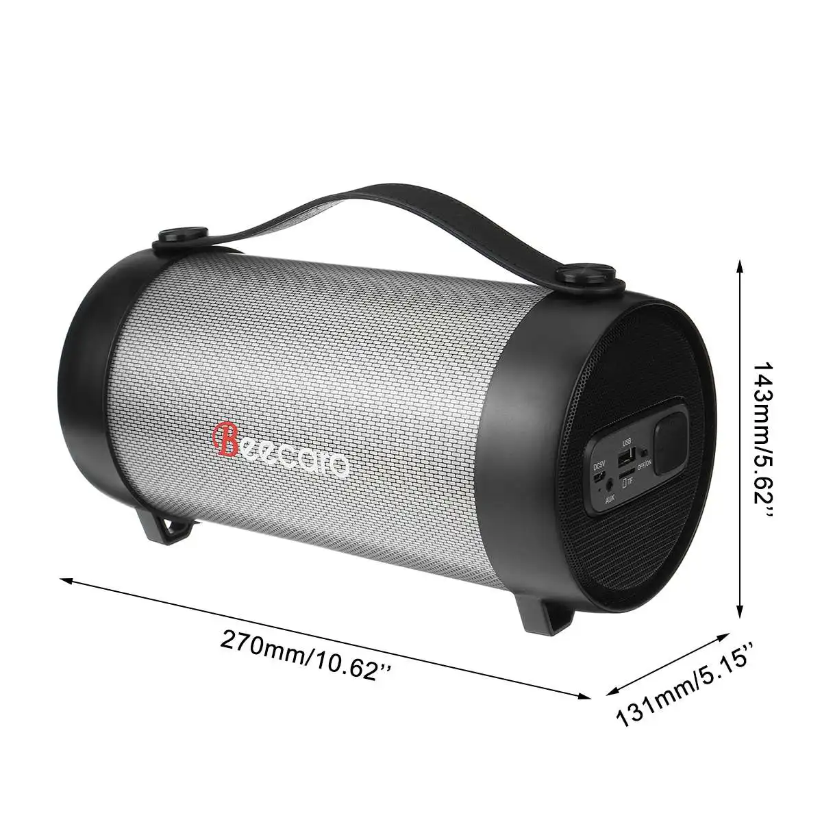 Colorful LED Light Portable bluetooth Speaker FM