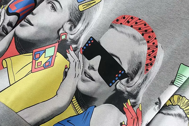 Preise Neue Frauen elegante moderne schönheit muster druck casual chic sweatershirts weibliche herbst langarm grund hoodies tops H105