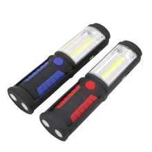 Беспроводной рабочий светильник ручной COB светодиодный светильник-вспышка с поворотным крюком и магнитной основой открытый светильник ing для кемпинга аварийный