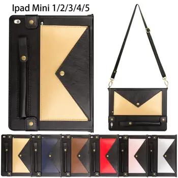 

Case for iPad Mini 5 4 3 2 1 Case Envelope style Leather Cover Backpack strap Auto Sleep Smart Cover for iPad Mini 7.9'' Funda