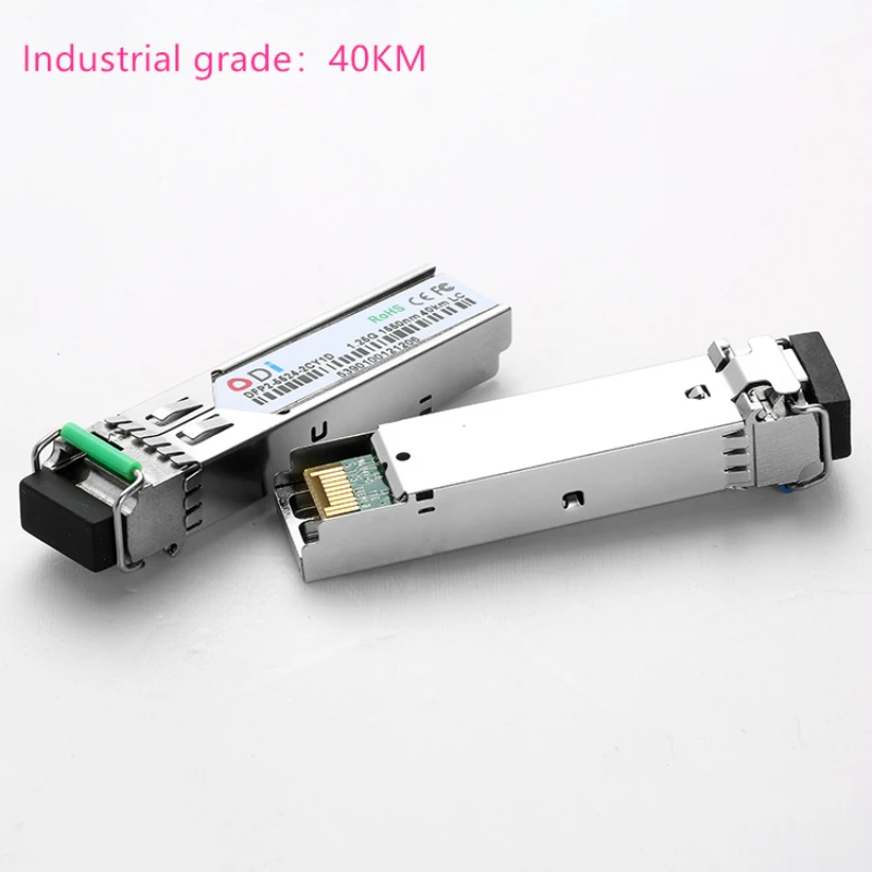LC SFP волоконно-оптический модуль промышленного класса-40~+ 80 по Цельсию 1.25G20/40/60/80/100 км 1310/1490/1550nm Совместимый оптический модуль