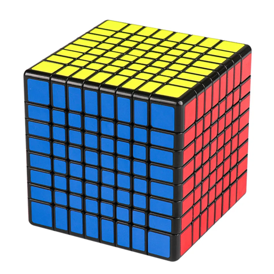 Meilong Speedcube Professional Black and Stickerle Moyu 8x8x8 7x7x7 6x6x6 Magic Cube MofangJiaoshi 4x4 5x5 Speed Puzzle Toy 2