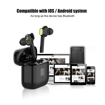 

XGODY TWS Bluetooth headset TWS07 Earphone Wireless Headphone Waterproof Stereo HIFI Super Bass Sport Gaming Headset Earbuds