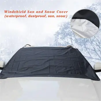 

210x120cm Car Windshield Cover Sun Shade Snow Cover Anti Snow Frost Ice Shield Dust Protector Universal Car Anti UV Cover