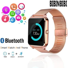 Z60 Smart Watch GT08 Plus Metal Strap Bluetooth Wrist  Support Camera Sim TF Card Android&IOS PK Y1 S8 X7D DZ09 V8 A1
