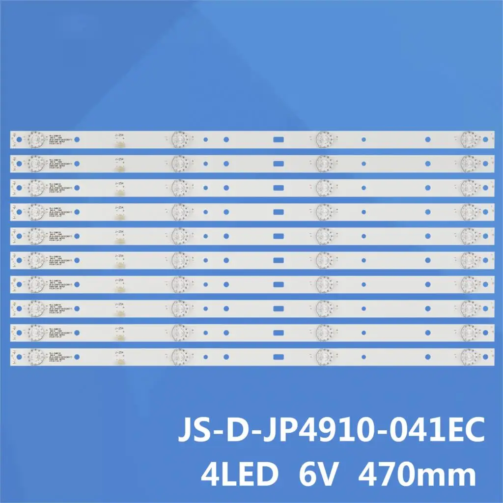 LED Backlight Strips for Lehua 49AX3000 Light Bar JS-D-JP4910-041EC(60517) E49DU1000