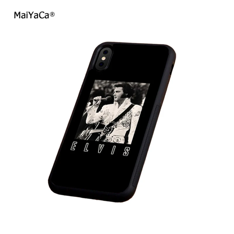 Чехол Elvis Presley в стиле ретро с мягкими силиконовыми краями для телефонов apple iPhone x 5s