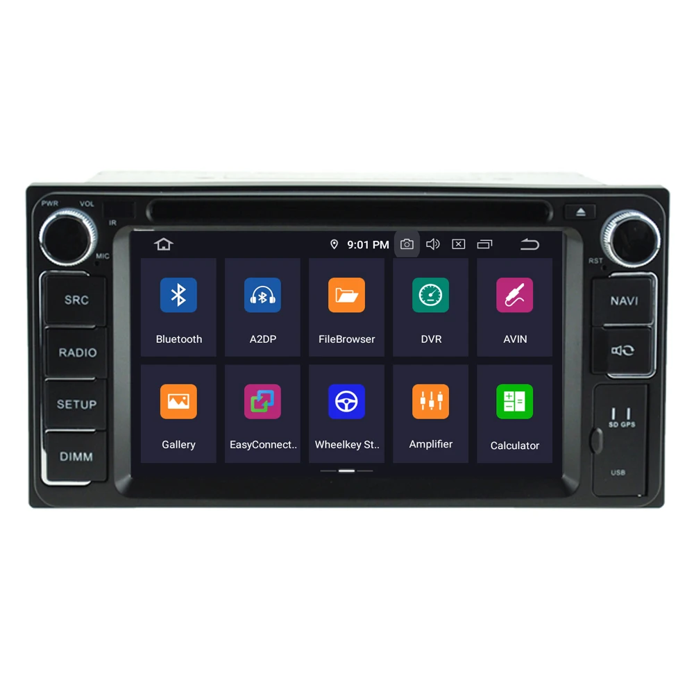 Discount Car DVD Player For Toyota Yaris Matrix Ipsum Previa Crown FORTUNER AVANZA LANDCRUISER 100 Rush Celica Kluger Allion Hiace 2