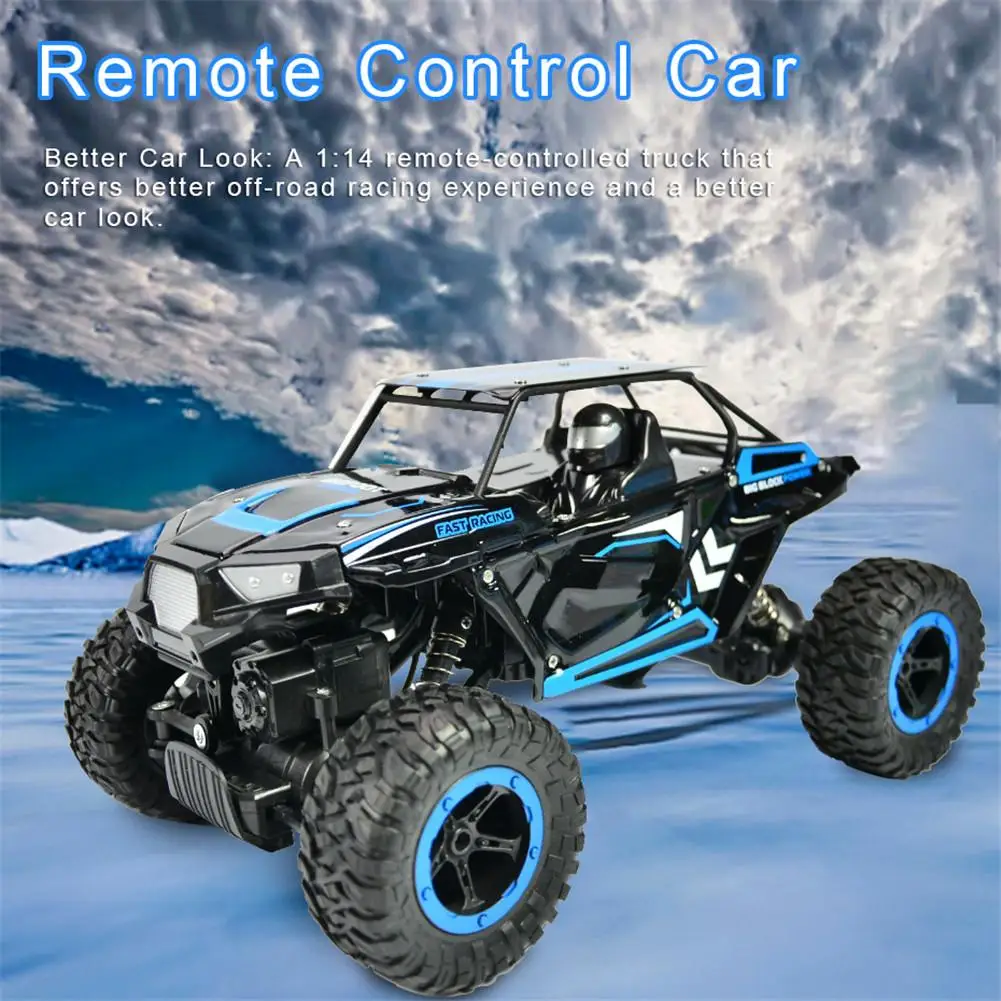 

1:14 Remote Control Car 2.4GHz Four-wheel Drive Rock Climber Off-road Vehicle Electric Car Toy RC Crawler Gifts For Children