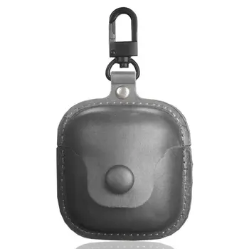 

Leather Case Protective Cover Keychain for J-BL TUNE 220TWS Bluetooth Headset R9UA