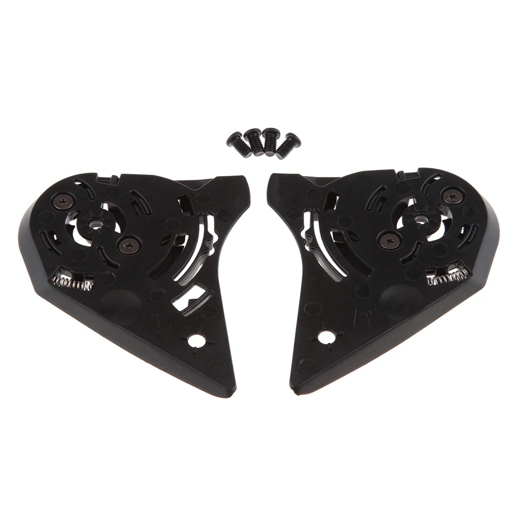 2 Pieces Motorcycle Helmet Lens Visor Base Shield Gear Plate for LS2 FF352