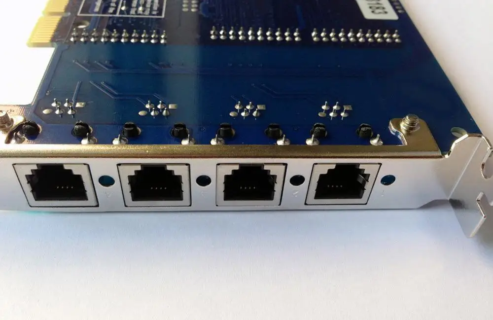 TDM410P с 4 модули FXO и FXS карты Совместимость Sangoma digium tdm400p звездочка VoIP АТС Issabel