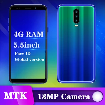

Smartphones Note 8t 4G RAM 64G ROM 5.5inch Screen Face ID unlocked Quad Core 13MP Global Version Android mobile phones celulares