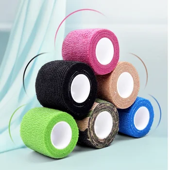

24/12/6 Black Tattoo Grip Bandage Cover Wraps Tapes Nonwoven Waterproof Self Adhesive Finger Wrist Protection Tattoo Accessories