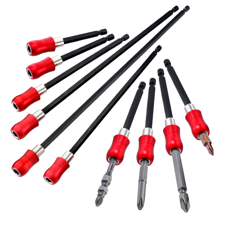 1/4 ''ไขควงไขควง Self locking Bit Holder Drill Bit EXTENSION