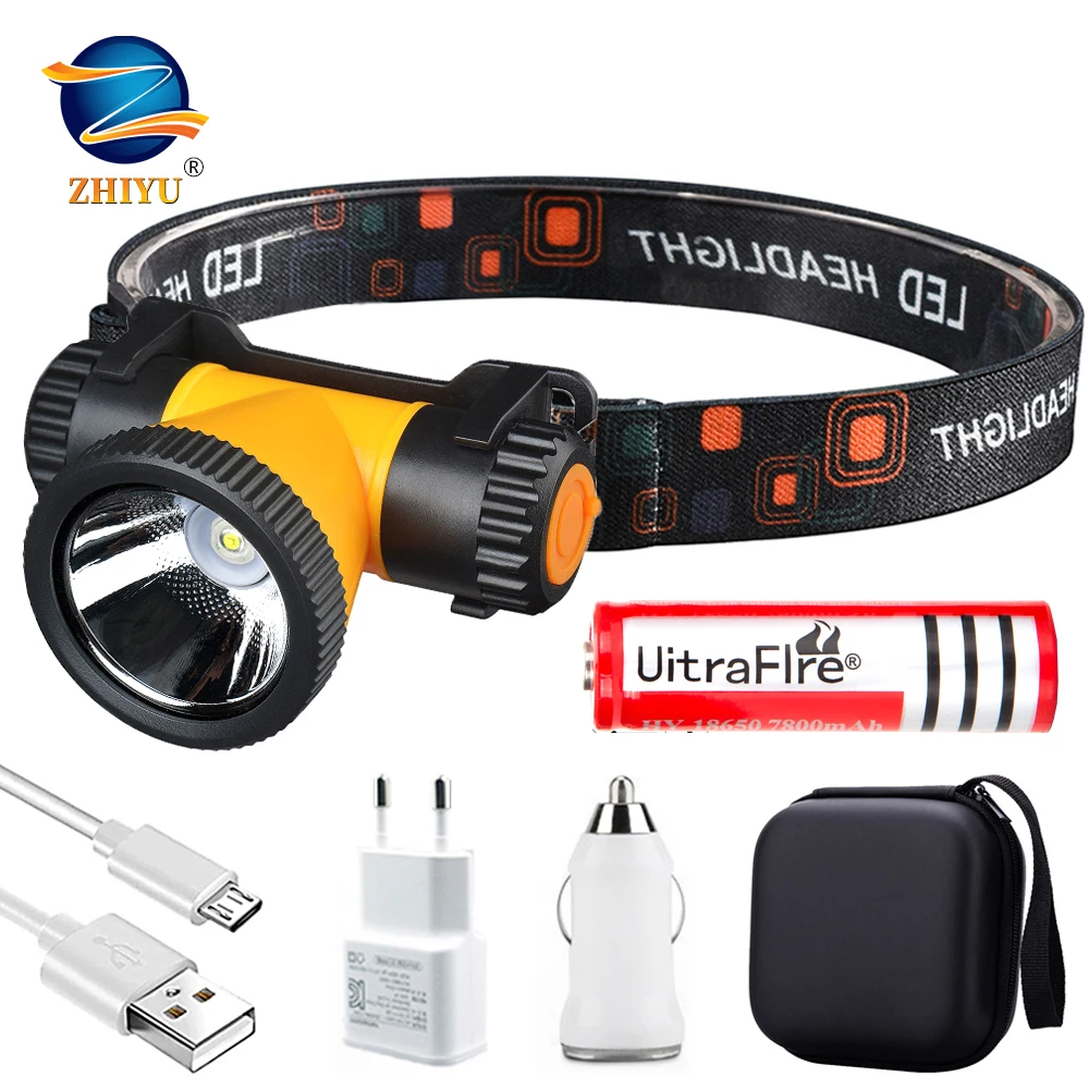

Portable Mini XPE 3 Light Source LED Headlamp Work Light Waterproof Headlight Use 18650 Battery for Night Lighting Flashlight
