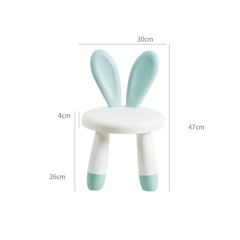 Children's Furniture Baby Chair Children Stool Footboard Indoor Bench Rabbit Deer Shape Children Chair Cute Rabbit Gift