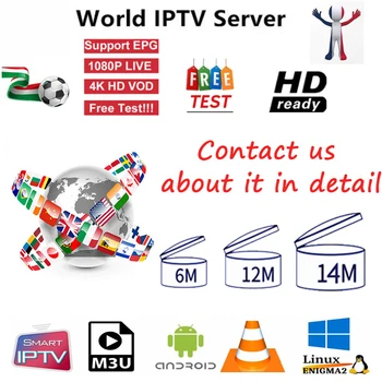 

Iptv 12 months Europe IPTV M3U subscription Spain Sport TV code GSE Enigma for Android box Enigma2 smart PC Smart TV