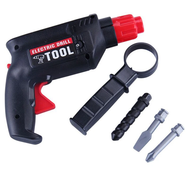 

Kids Simulation Repair Tool Electric Drill Tool Set Plastic Pretend Play Toys Learning Education toys For Boys Birthday Gift